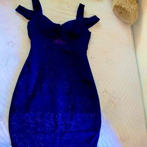 cute Blue sparkly dress!